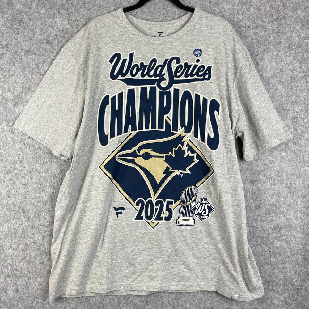 Fanatics Toronto Blue Jays World Series Champions 2025 T Shirt Mens 2XL